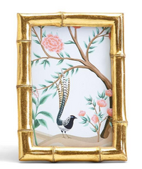 Gold Faux Bamboo Picture Frame - 4" x 6"