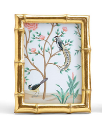 Gold Faux Bamboo Picture Frame - 5" x 7"