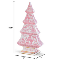 Chinoiserie Pastel Pink Tree