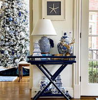 Blue & White Christmas Tree
