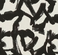 Brushstrokes Pillow Cover in Ebony, Indoor Outdoor (Various Sizes)