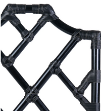 Rattan Side Chair – Black Finish