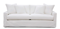 Quickship 90" Slipcovered Sofa