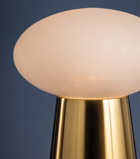 Aged Brass Portable Lamp