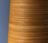 Rattan Tapered Floor Lamp