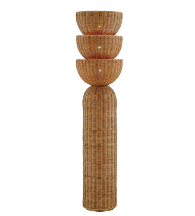 Woven Totem Floor Lamp