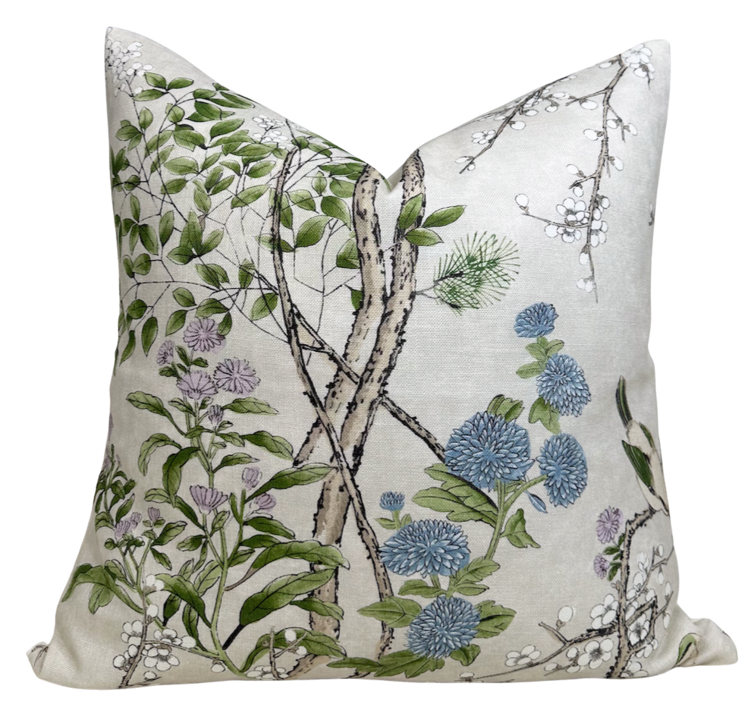 Katsura Pillow Cover in Lavender - Thibaut Fabric (Various Sizes)