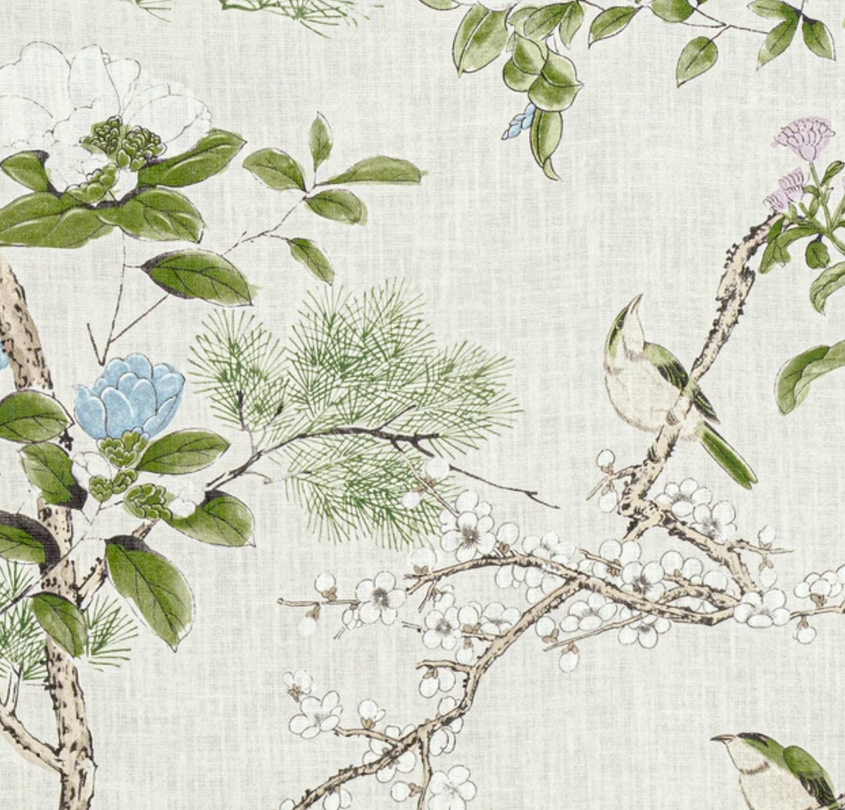 Katsura Pillow Cover in Lavender - Thibaut Fabric (Various Sizes)