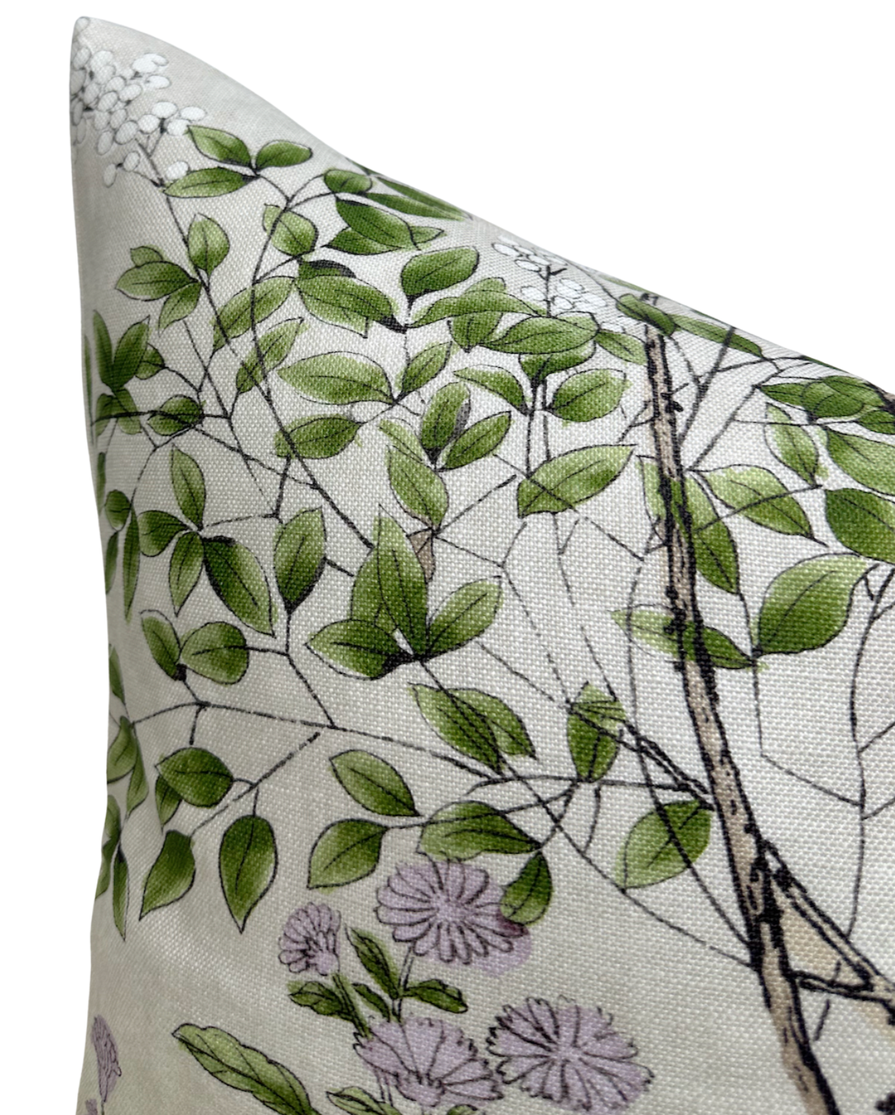 Katsura Pillow Cover in Lavender - Thibaut Fabric (Various Sizes)