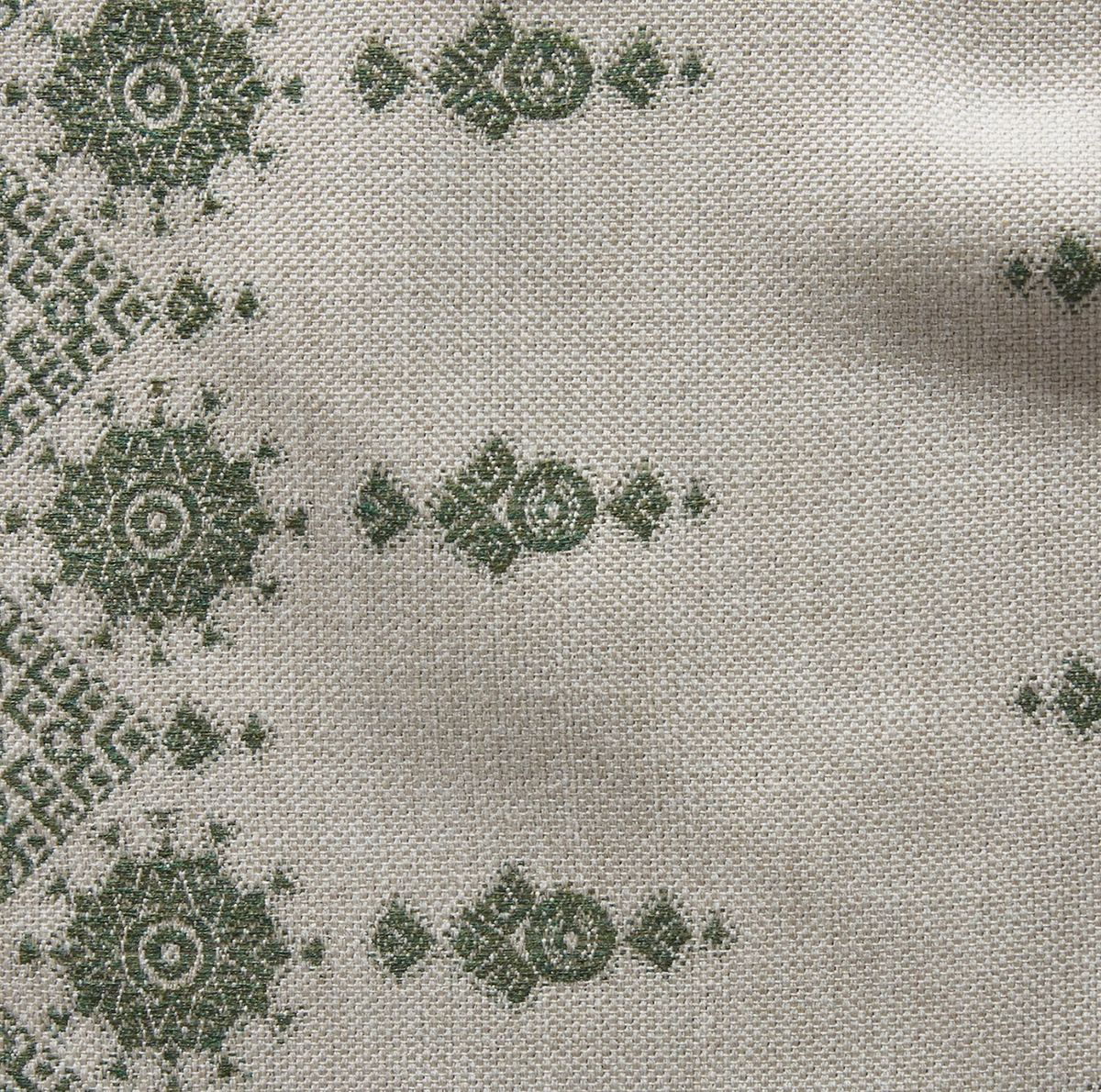 Carmania Pillow Cover in Green, Indoor Outdoor (Various Sizes)