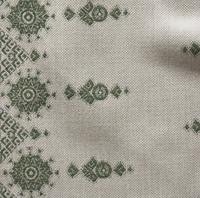 Carmania Pillow Cover in Green, Indoor Outdoor (Various Sizes)