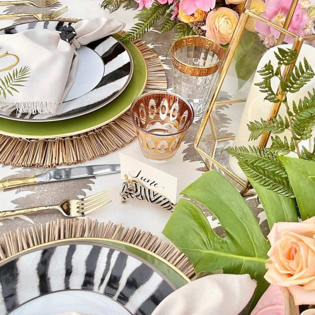 Zebra Placecard Holders – Set of 2