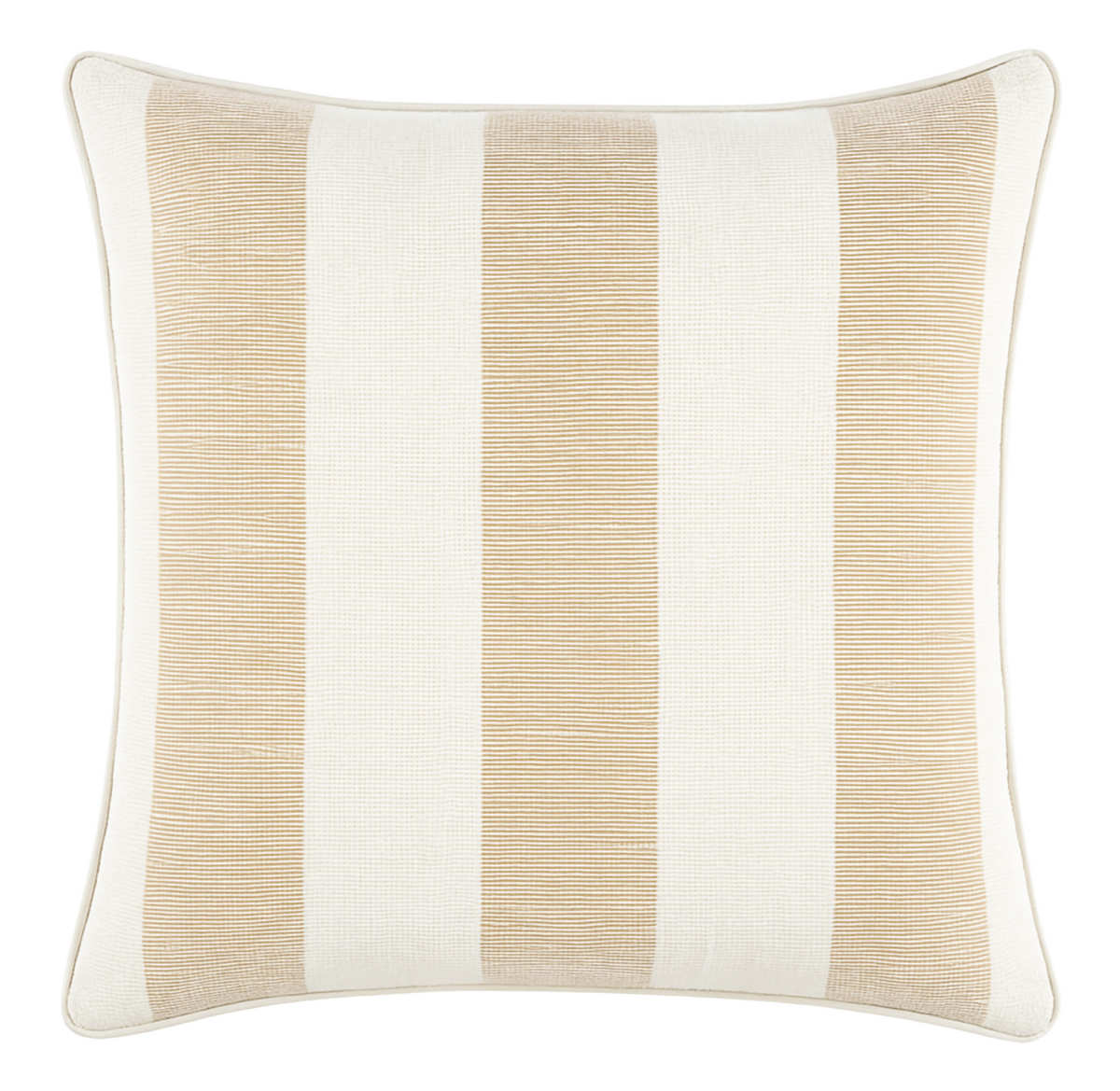 Ketley Stripe Pillow Cover in Natural, Schumacher Textiles Indoor / Outdoor (Various Sizes)