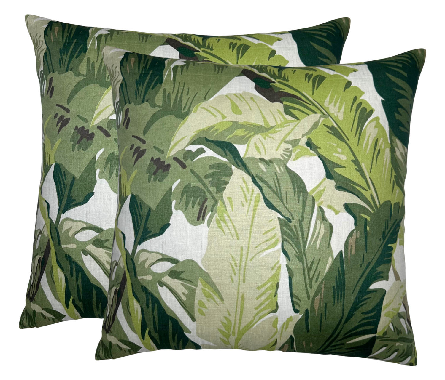 Travelers Palm Pillow Cover in Sage (Various Sizes)