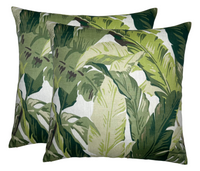 Travelers Palm Pillow Cover in Sage (Various Sizes)