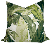 Travelers Palm Pillow Cover in Sage (Various Sizes)