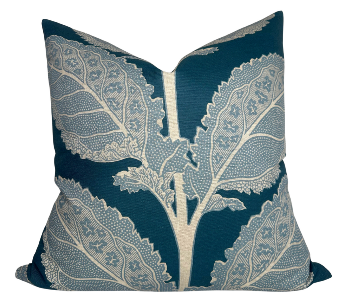 Lacinato Pillow Cover in Basalt Black (Various Sizes & Colors)