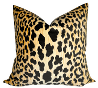 Leopard Velvet Pillow Cover (Various Sizes)