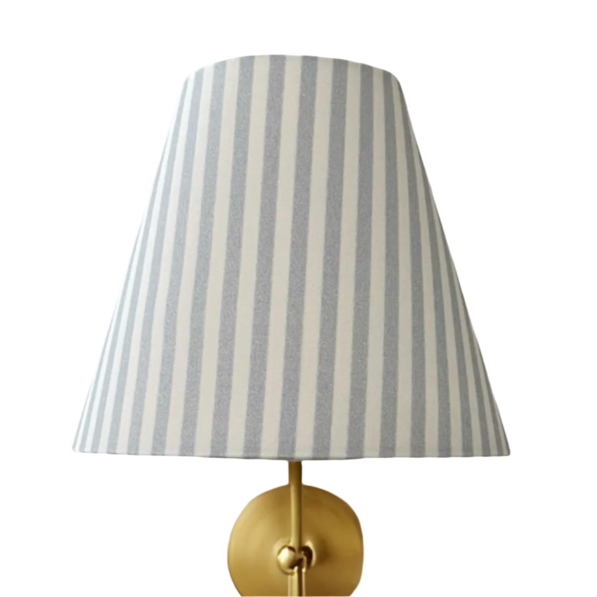 Powder Blue Striped Sconce Shade (various colors)