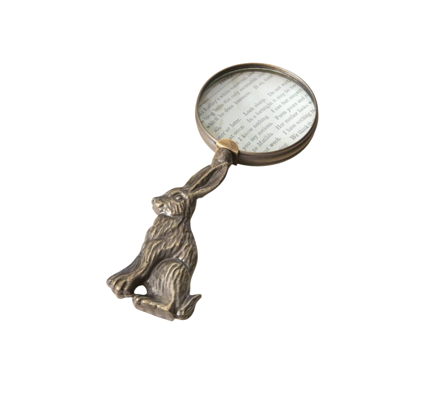 Hare Magnifying Glass – Antique Brass Finish