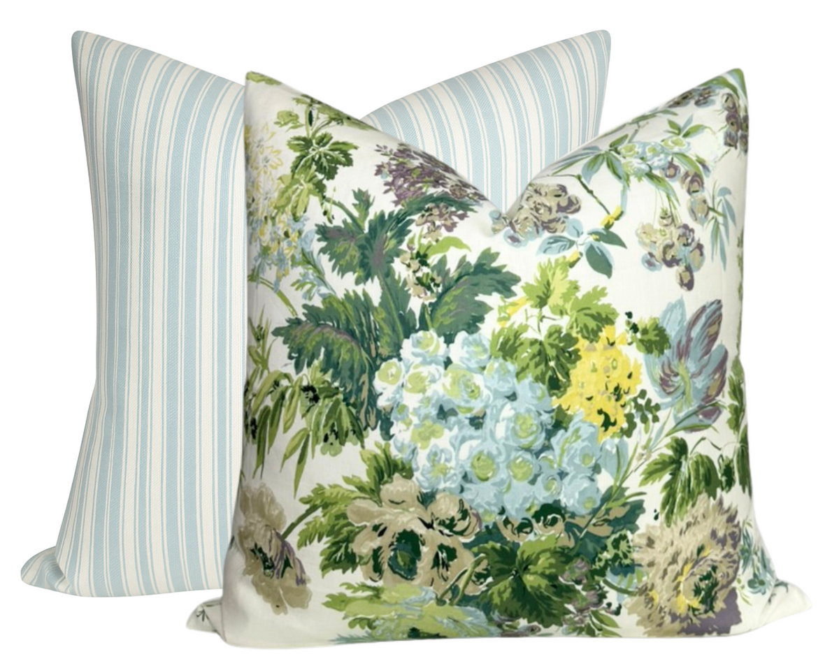 Garden Club Pillow Cover in Lavender (Various Sizes)