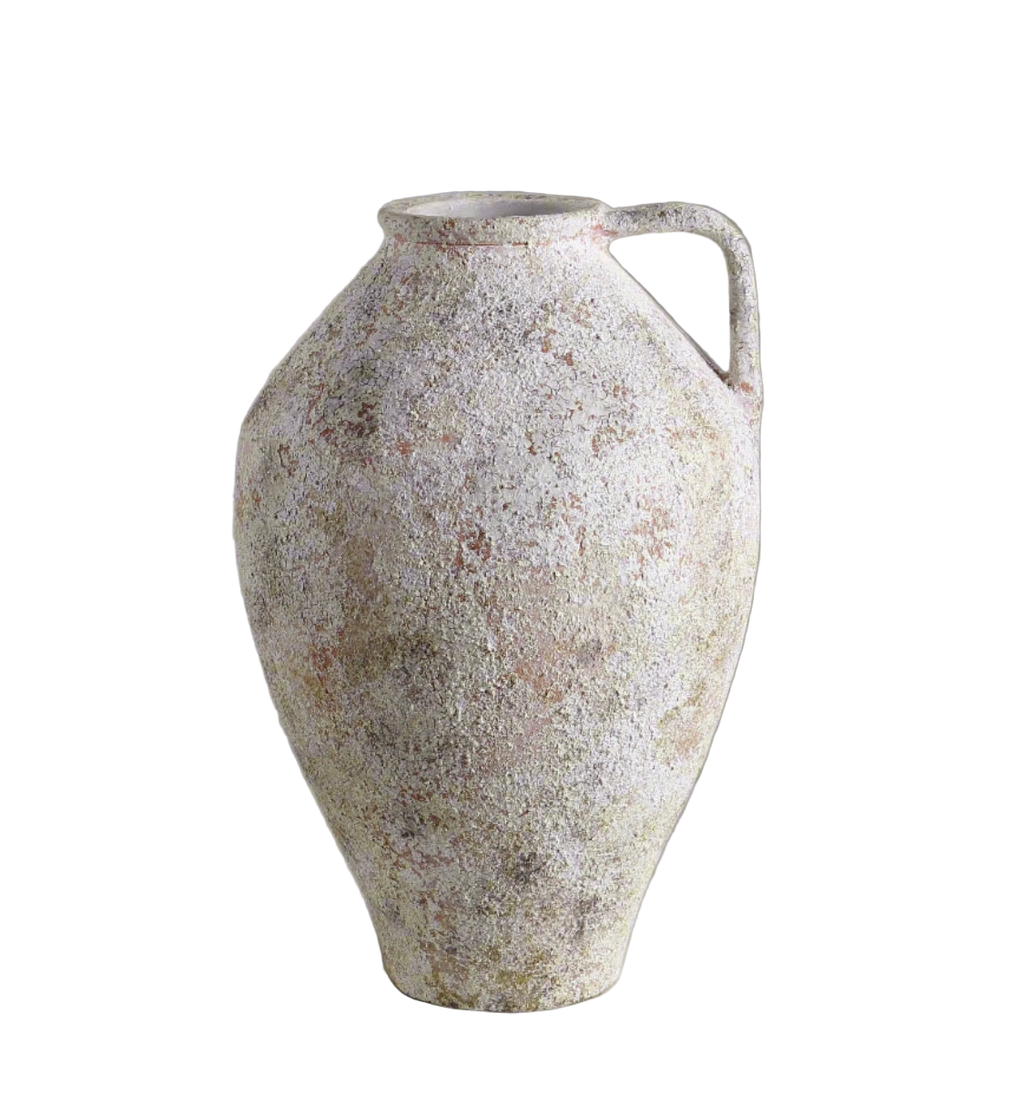 Siena Handmade Concrete Vase - Cream Minimalist 10" x 14"