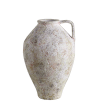 Siena Handmade Concrete Vase - Cream Minimalist 10" x 14"