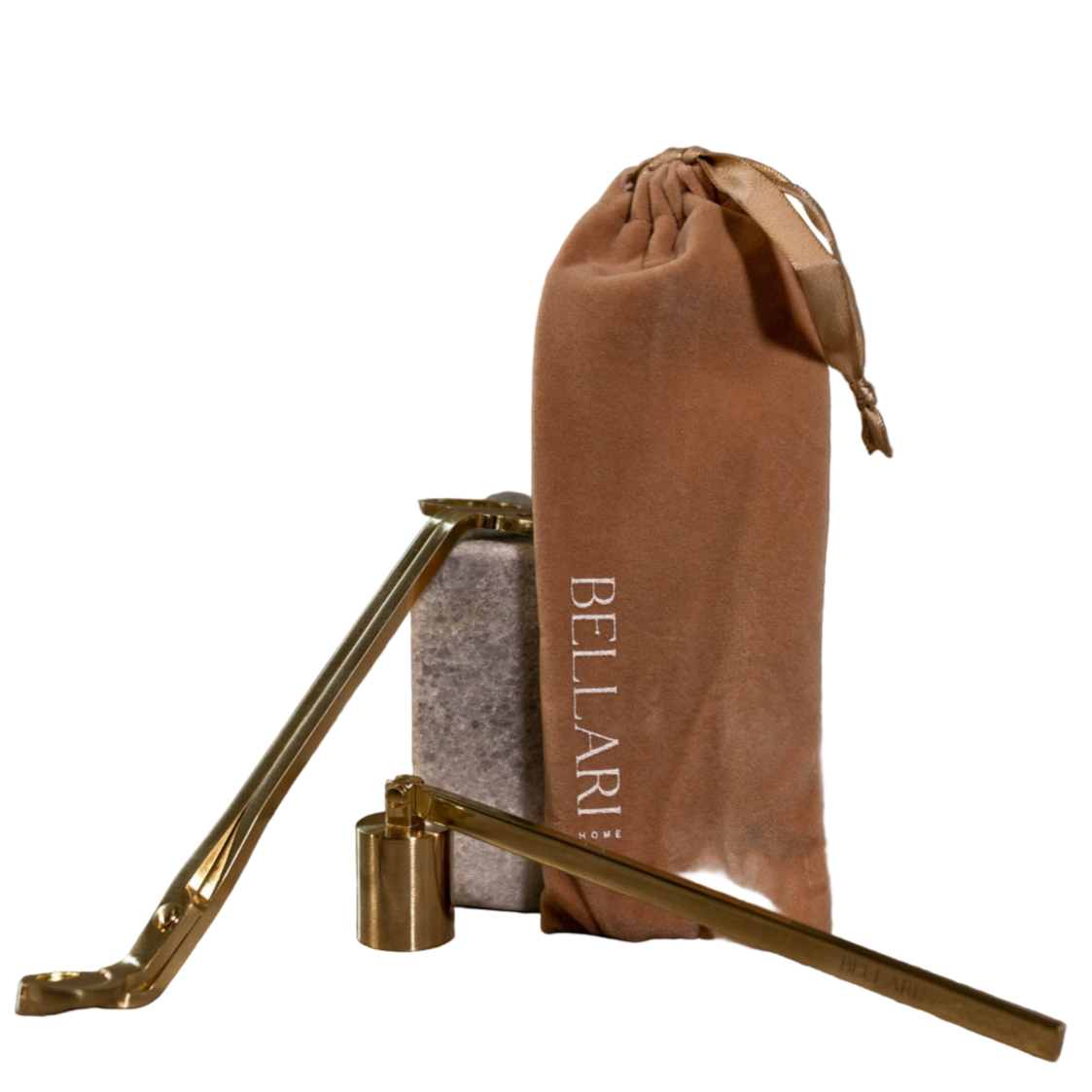 Brushed Gold Candle Wick Trimmer and Snuffer Set