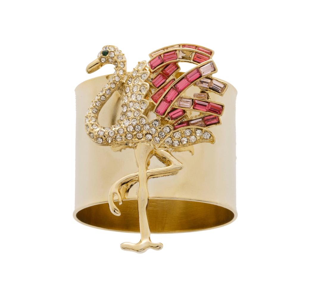 Flamingo Napkin Rings (Set of 2)
