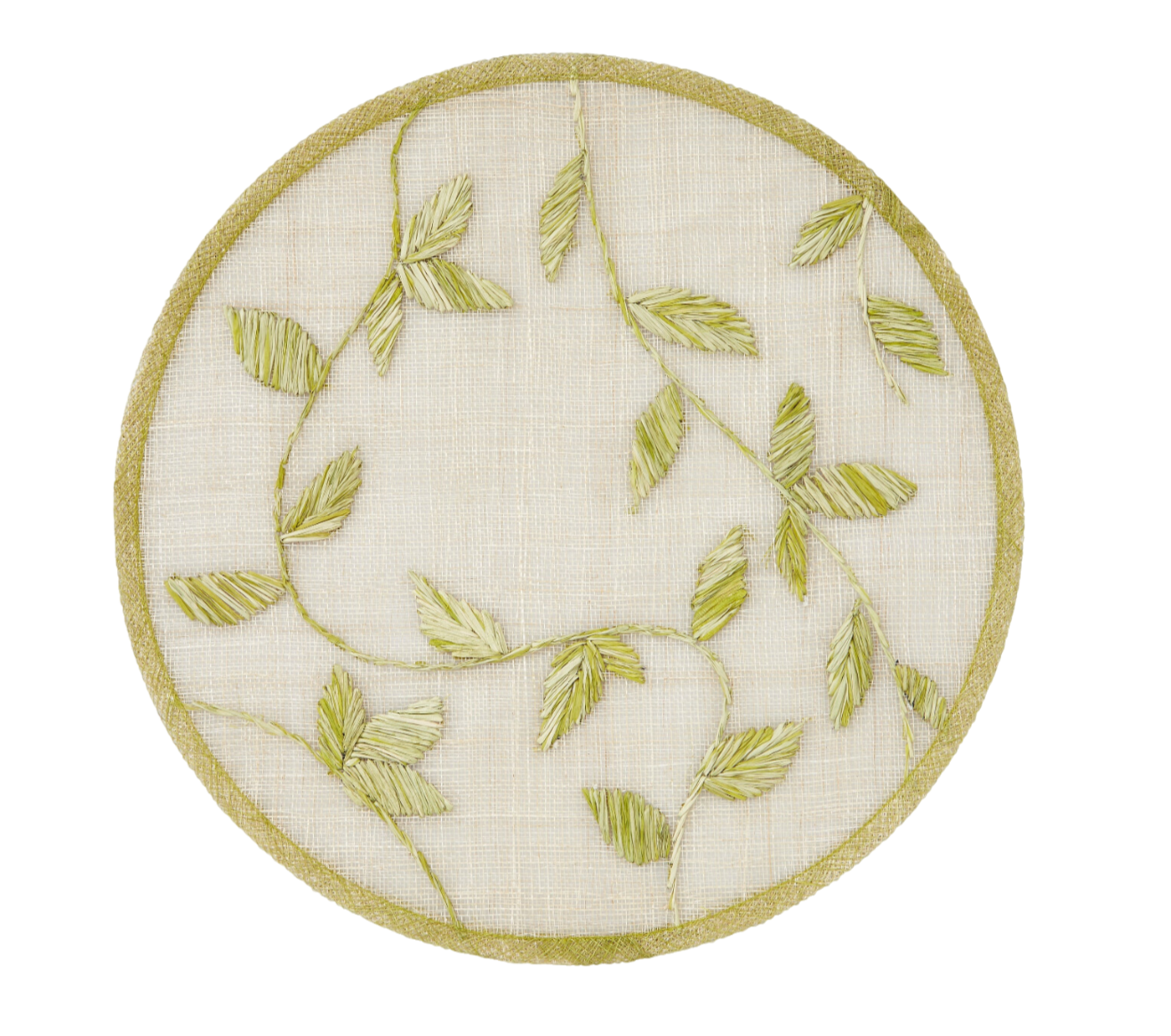 Straw Leaf Placemats – Citrus (Set of 4)