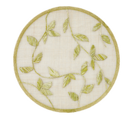 Straw Leaf Placemats – Citrus (Set of 4)