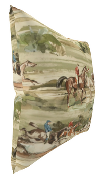 Morning Gallop Pillow Cover in Antique Green (Various Sizes)