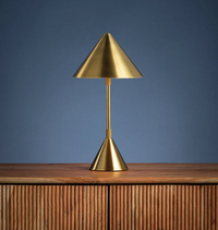 Rechargeable Brushed Brass LED Table Lamp