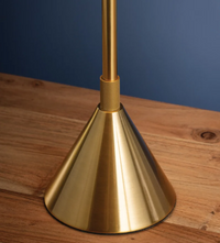 Rechargeable Brushed Brass LED Table Lamp
