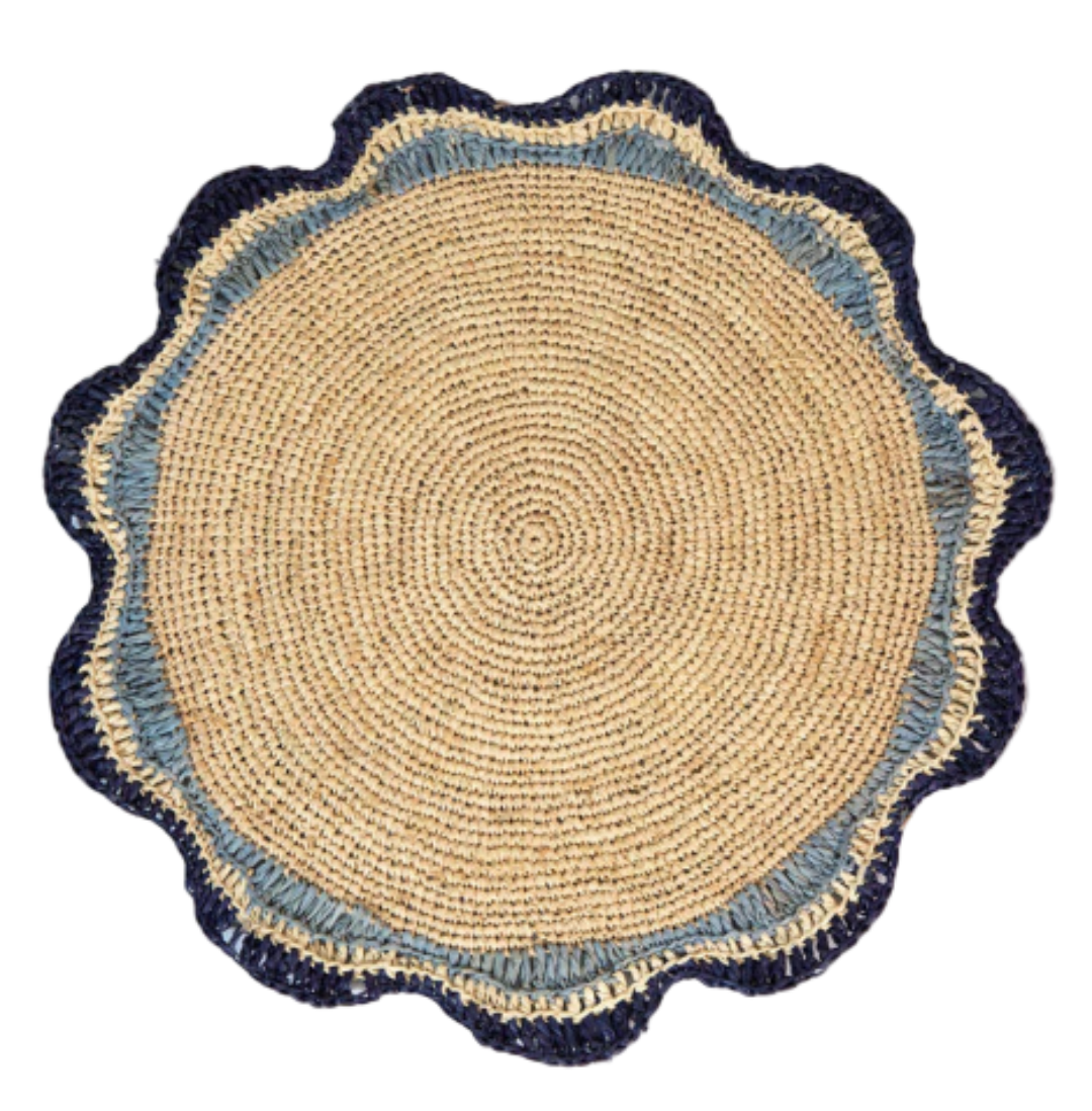Garden Party Raffia Placemat