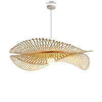 Natural Rattan Bamboo Woven Pendant (Various Styles and Sizes)