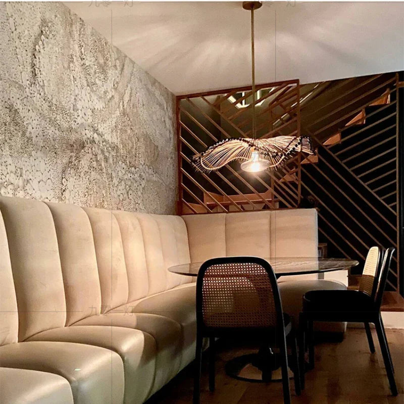Japanese Bamboo Woven Pendant Lamp (3 Sizes)