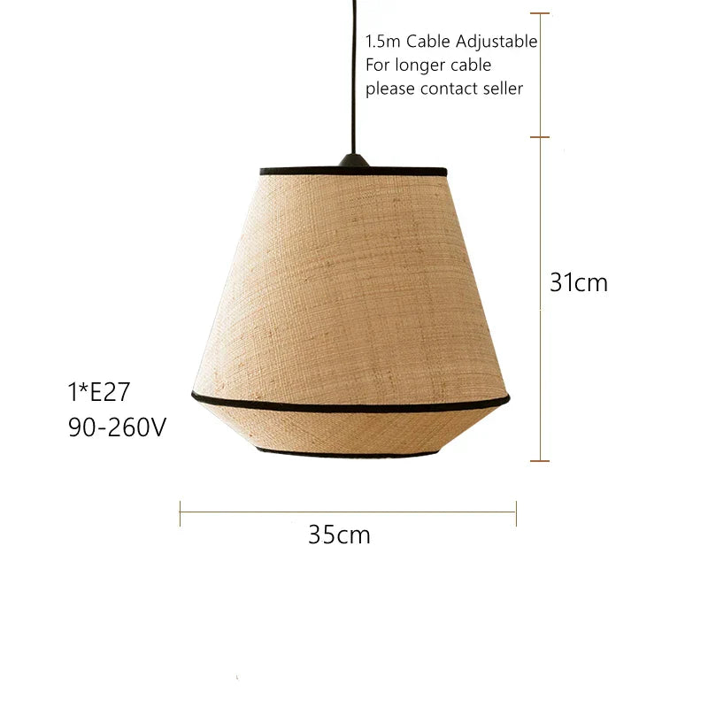 Bohemia Wabi Sabi Handmade Rattan Pendant Lamp (Various Styles)