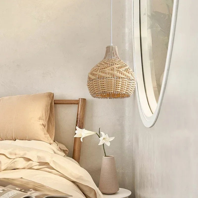 Nordic Gyro Rattan Pendant Lights (Various Sizes)
