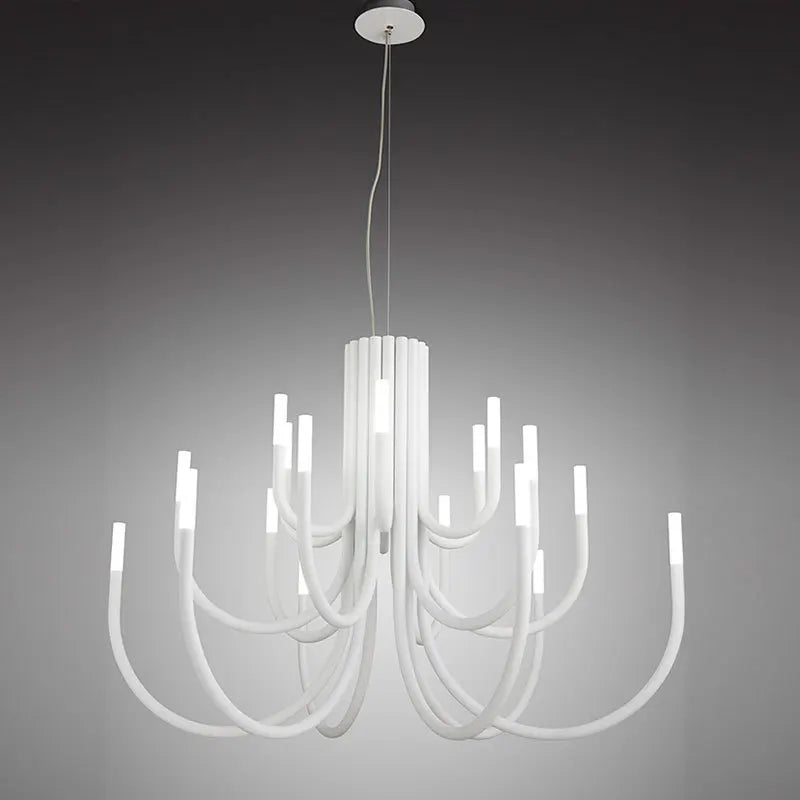 Modern Nordic Multiarm Chandelier (Various Colors and Sizes)