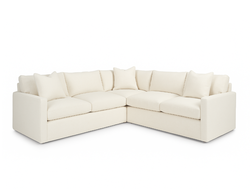 Quickship 91" Slipcovered Sectional