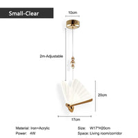 LED Butterfly Pendant Light Elegant Design (Various Colors)