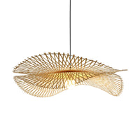 Natural Rattan Bamboo Woven Pendant (Various Styles and Sizes)