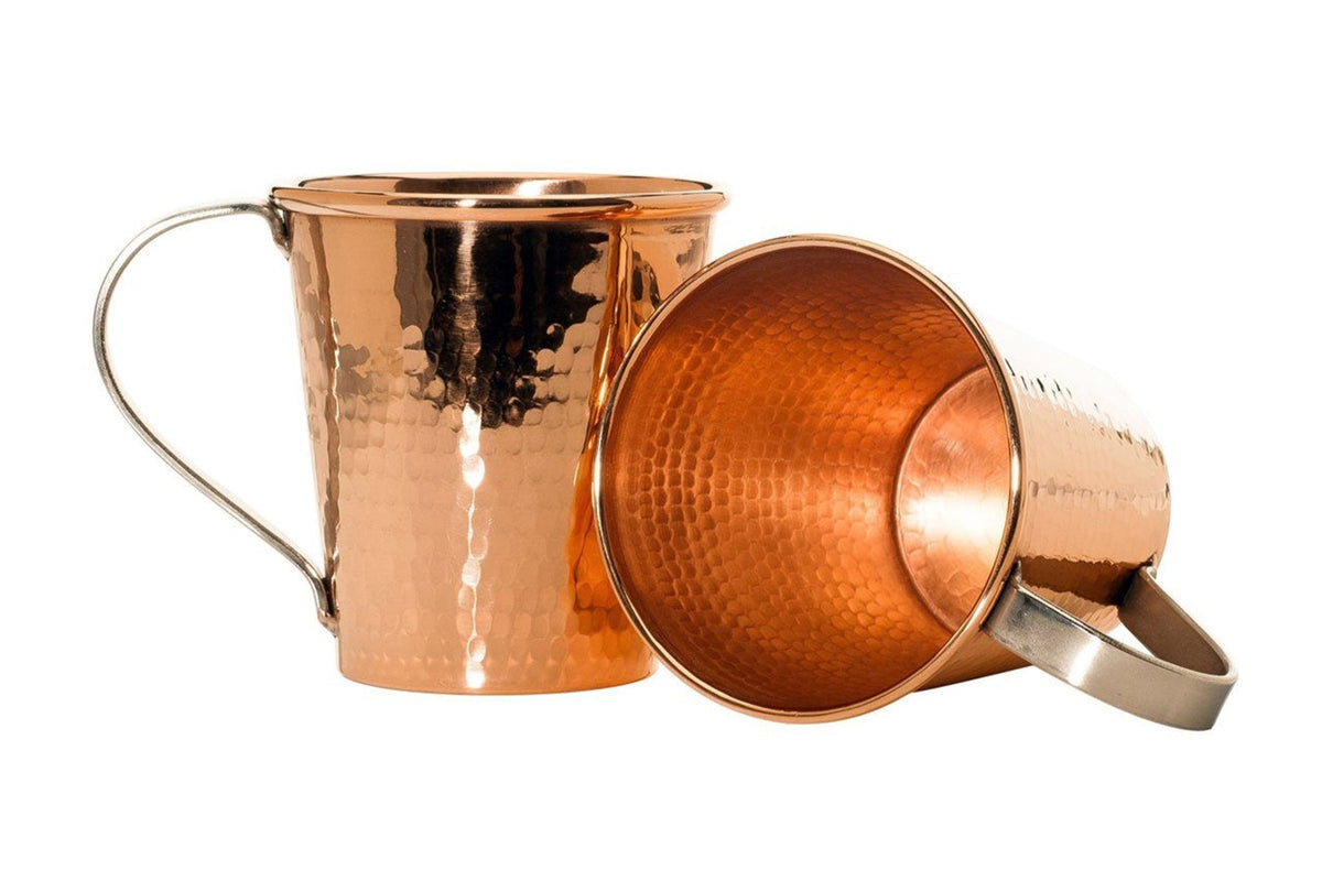 Sertodo Copper Moscow Mule Mug Stainless Steel Handle