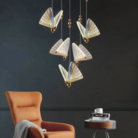 LED Butterfly Pendant Light Elegant Design (Various Colors)