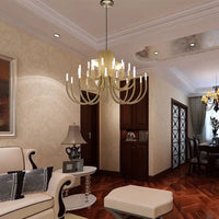Modern Nordic Multiarm Chandelier (Various Colors and Sizes)