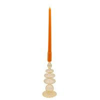 Extra Tall Warm Pumpkin Spice Taper Candle, 1 Case of 24 Packs (4 Candles per Pack)