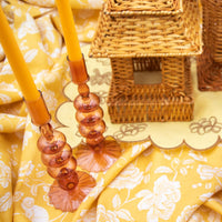 Extra Tall Warm Pumpkin Spice Taper Candle, 1 Case of 24 Packs (4 Candles per Pack)