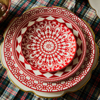Fez Rimmed Salad Plate
