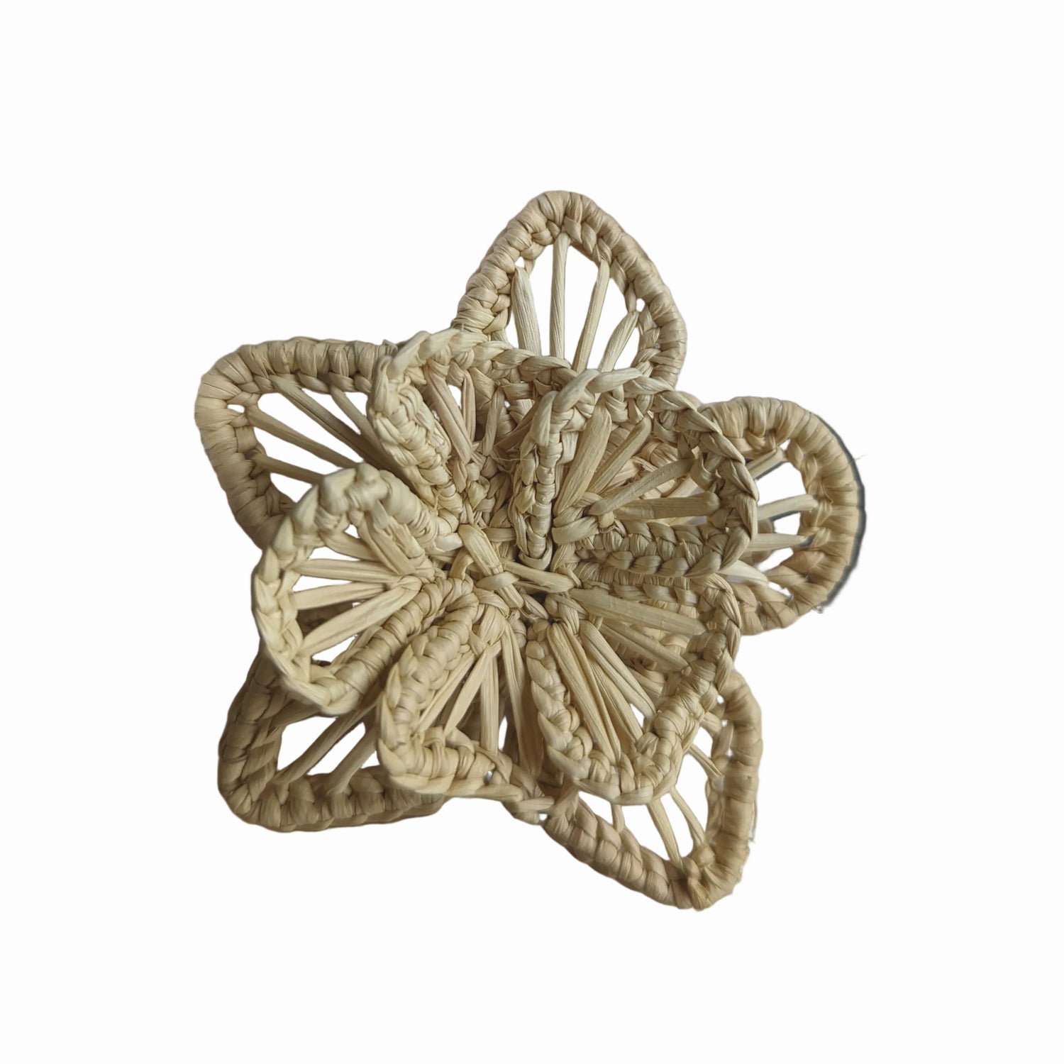 Star Flower Handwoven Iraca Napkin Ring